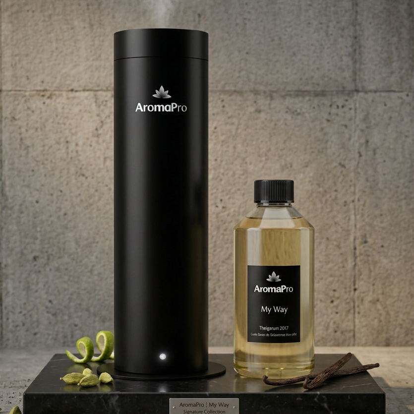 Curated essential oil bundle with diffuser and fragrance bottles, representing the AromaPro Bundles & Sets collection for a complete aromatherapy experience.